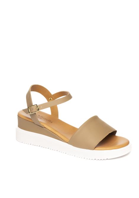 Taupe leather sandal YUNA MARSELLA | FZ3-02VIT-TAUPE